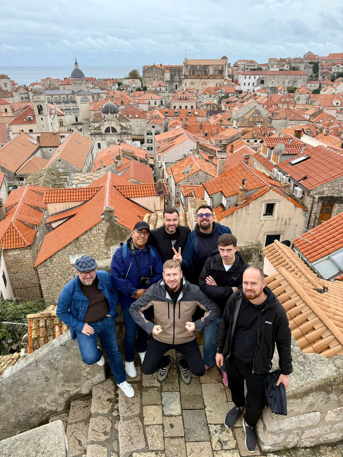 On the walls of Dubrovnik
