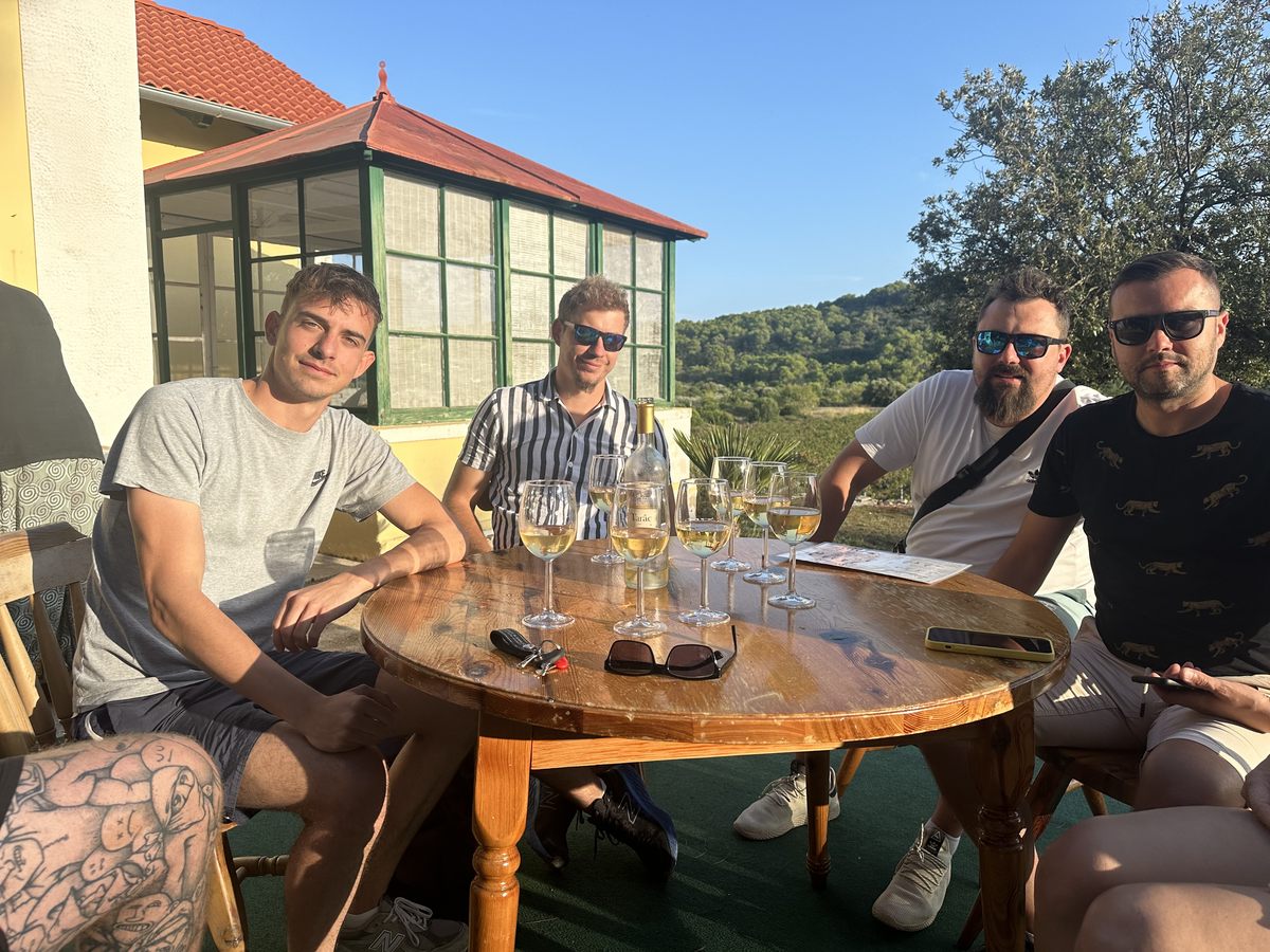 A tasting, Croatia